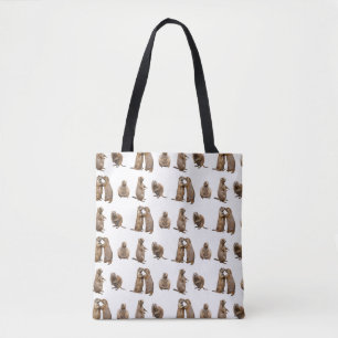 Prairie Dog Frenzy überall in der Drucktasche Tasche