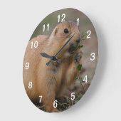 prairie dog große wanduhr (Winkel)