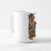 Prairie Dog Guitar Kaffeetasse (Vorderseite Links)