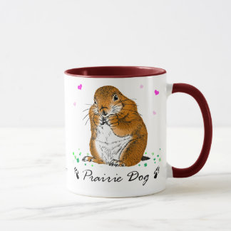 prairie dog　(Heart) Tasse