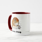 prairie dog (Heart) Tasse (Vorderseite Links)