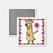 Prairie Dog Liebe Magnet (Vorderseite/Rückseite)