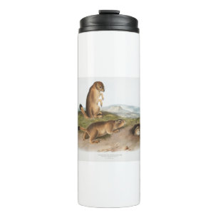 Prairie Dog oder Prairie-Camping Thermosbecher