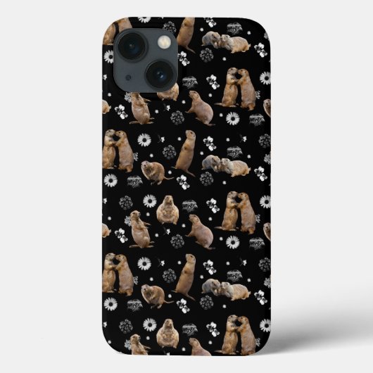 Prairie Dog Party iPad Mini Case (Schwarz) (Rückseite)