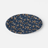 Prairie Dog Party Paper Plate Pappteller (Schrägansicht)