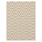 Prairie Dog Party Tablecloth (Creme) Tischdecke (Vorderseite)