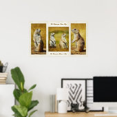 Prairie-Dog-Poster Poster (Heimbüro)