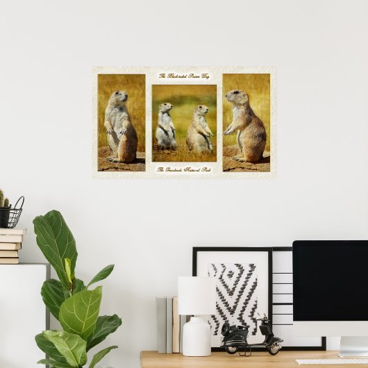 Prairie-Dog-Poster Poster (Heimbüro)