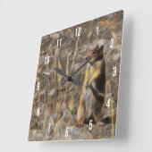 Prairie Dog Square Clock Quadratische Wanduhr (Winkel)