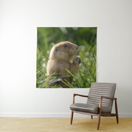 Prairie Dog und das Lila Blut Wandteppich (Beispiel)
