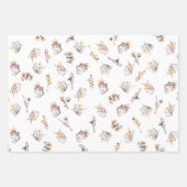Prairie Dog Wildblume Wrapping Paper Geschenkpapier Set (Vorderseite 2)