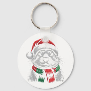 Prairie Dog Xmas Weihnachtsmannmütze Scarf Weihnac Schlüsselanhänger