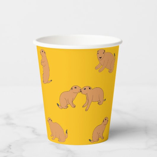Prairie Dogs Pappbecher (Vorderseite)