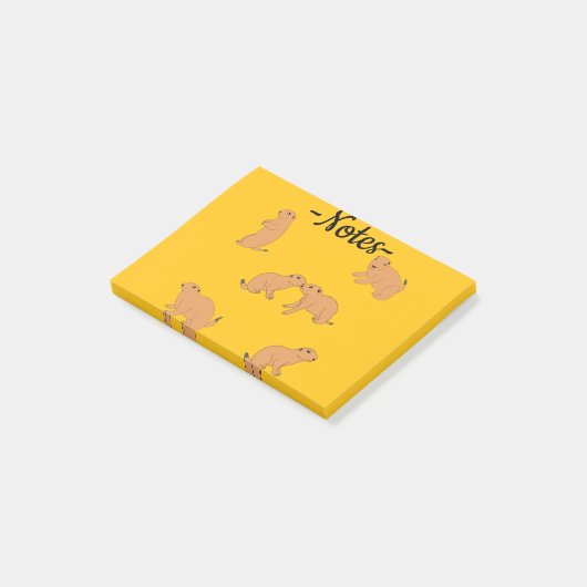 Prairie Dogs Post-it Klebezettel (angewinkelt)