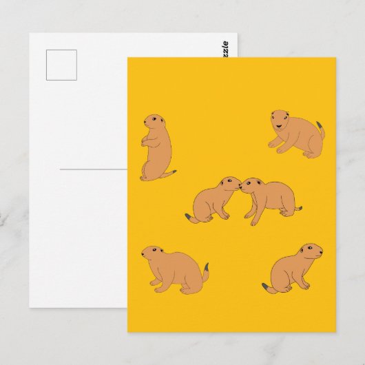 Prairie Dogs Postkarte (Vorne/Hinten)