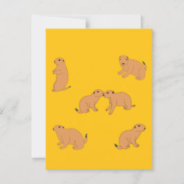 Prairie Dogs Postkarte