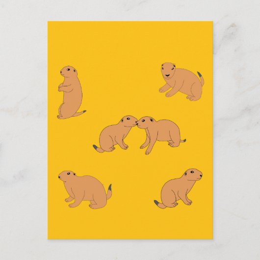 Prairie Dogs Postkarte (Vorderseite)