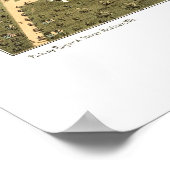 Prairie Du Sac, WI Panorama Karte - 1870 Poster (Ecke)