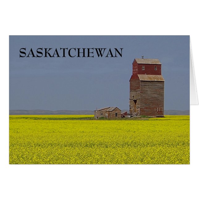 Prairie Elevator Landscape (Vorderseite (Horizontal))