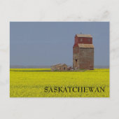 Prairie Elevator Landscape Postcard Postkarte (Vorderseite)