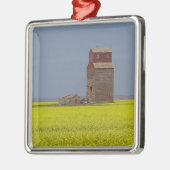 Prairie Elevator Landschaft Ornament Aus Metall (Links)