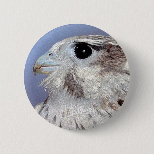 Prairie Falcon Button (Vorderseite)