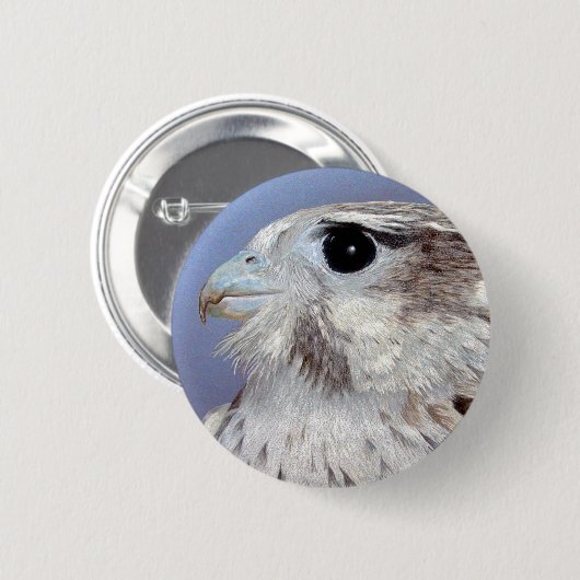 Prairie Falcon Button (Vorne & Hinten)