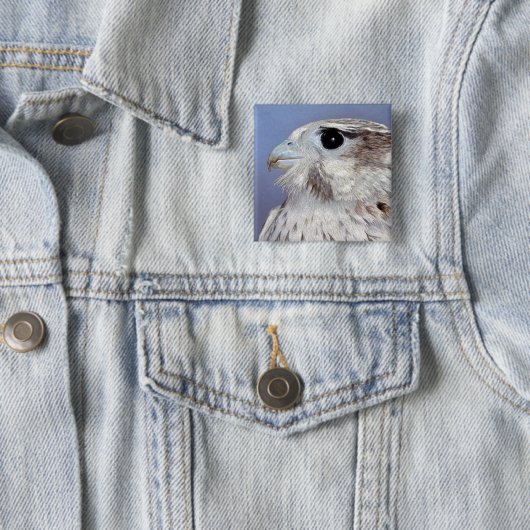 Prairie Falcon Button (Beispiel)