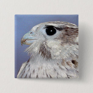 Prairie Falcon Button