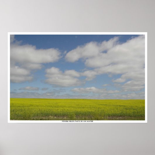 Prairie Fields Print Manitoba Landschaftsdrucke Poster (Vorne)
