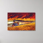 Prairie Fire 1872 Leinwanddruck (Vorderseite)