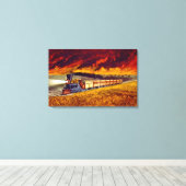 Prairie Fire 1872 Leinwanddruck (Insitu (Holzboden))
