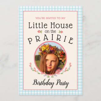 Prairie Girl Book Cover Geburtstag Einladung