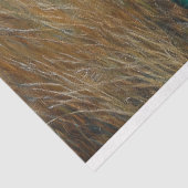 Prairie Girl mit Hühnerdekoupage Seidenpapier (Ausschnitt)