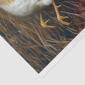 Prairie Girl mit White Rooster Decoupage Seidenpapier (Ausschnitt)