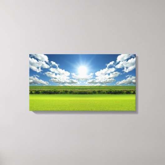 Prairie Himmelslandschaft 20 Stretchierte Canvas P Leinwanddruck (Vorderseite)
