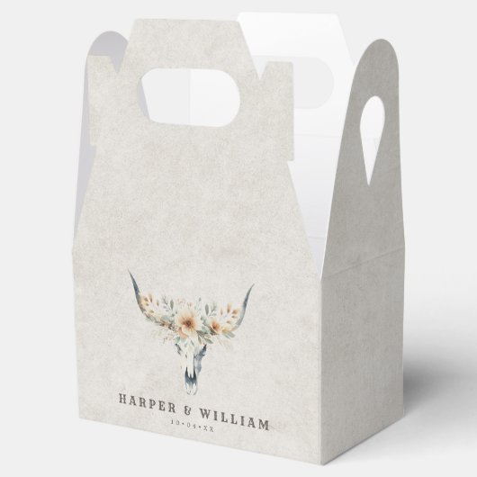 Prairie-Hochzeitsmöwe Geschenkschachtel (Geöffnet)