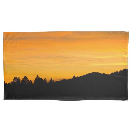 Prairie-Hügel bei Sonnenuntergang Kissenbezug (Vorderseite)