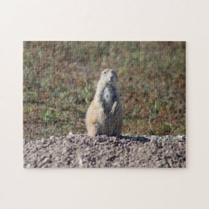Prairie Hund im Badlands National Park, Interior S Puzzle