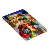 Prairie Hund mit Weihnachtslicht Magnet (Rechte Seite)