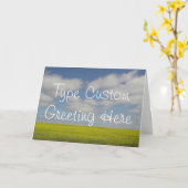 Prairie Landschaft Karte Manitoba Personalisierte (Gelbe Blume)