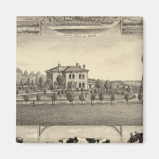 Prairie Lawn Farm, Nebraska Magnet (Vorne)