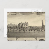 Prairie Lawn Farm, Nebraska Postkarte (Vorne/Hinten)