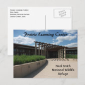 Prairie Learning Centre, Neal Smith Refugium Postkarte (Vorne/Hinten)