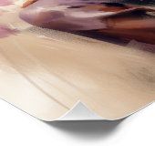 Prairie Pastels: Cowgirl Wall Art Poster (Ecke)