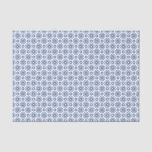 Prairie Porcelain Indigo Motif Seidenpapier