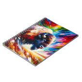 Prairie-Regenbogen-Bison-Notizbuch Notizblock (Linke Seite)