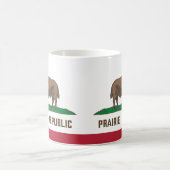 Prairie Republic Bison Flag Große Ebenen Kaffeetasse (Mittel)