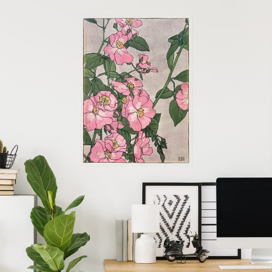 Prairie Rose Poster (Heimbüro)