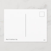 Prairie-Schwarzschwanz Feiertagspostkarte (Rückseite)